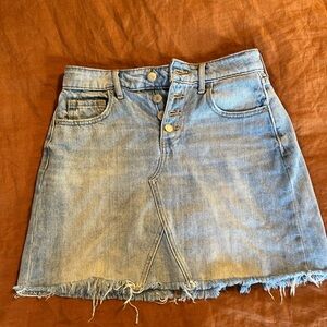 Old Navy Light Denim Mini Skirt